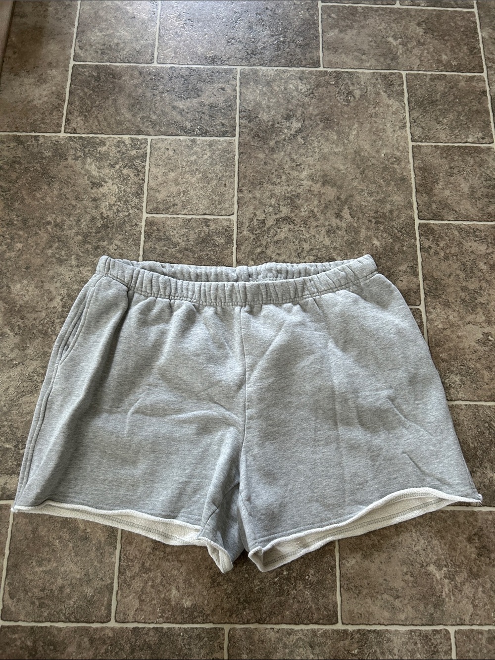 Good American Casual High-Waist Grey Women's Shorts
